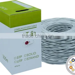 High Quality Lan Cable CAT6 UTP Solid Cable thumbnail-1