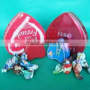 Heart Shape Chocolate Tin Box thumbnail-1