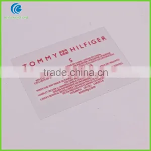 T-shirt Care Label Heat Press T-shirt Heat Transfer Care Labels thumbnail-2