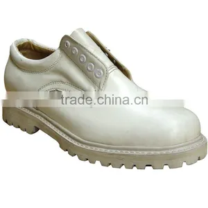 Navy White Deck Leather Shoes thumbnail-1