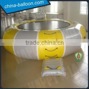 PVC Tarpaulin Inflatable Water Trampoline, Inflatable Sea Trampoline, Inflatable Aquatic Trampoline Cheap Price thumbnail-1