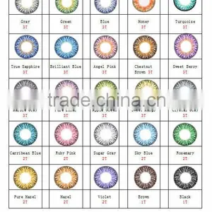 Korean 30 Days Using Cycle Periods Romance Colored Contact Lenses thumbnail-1
