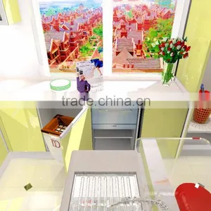 Latest Design Professional Small Kitchen Cabinets Manufacturer thumbnail-4