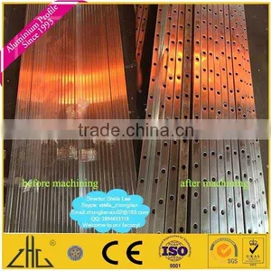 Wow!! Aluminium Cnc Extrusion Profile Manufacturer/aluminium Profile Cnc Factory/color Anodized Aluminium Door Frame With Holes thumbnail-6