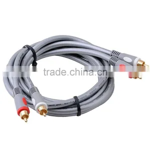 Choseal AH5405 Double Lotus RCA Jack High Quality Audio Cable thumbnail-1