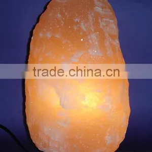 Pakistan Hand Carved Natural Himalayan Rock Salt Lamp thumbnail-1