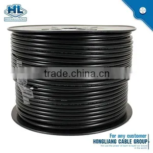 3C 2V 75 OHM Coaxial Cable CCA Conductor Solid PE Al Foil Shield Tinned Copper Wire Braid PVC Jacket thumbnail-4