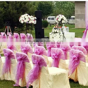 Organza Wedding Chair Cover Chair Hood thumbnail-2
