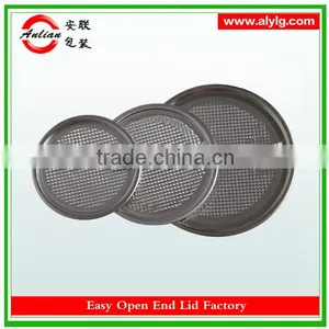 China Newest Design Full Aperture Style Milk Powder Aluminum Easy Open Peel Off End thumbnail-2