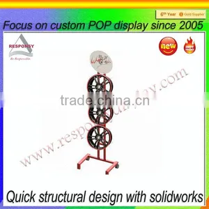 Tire Metal Floor Bespoke Display Rack thumbnail-1