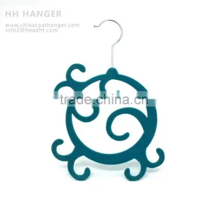 Velvet Flocked Jewelry Hanger Tie Hange thumbnail-1