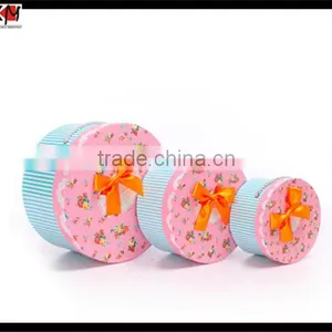 Custom Design Printed Round Flower Box Round Cardboard Gift Box thumbnail-2