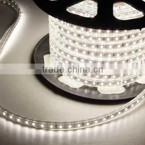 Outdoor Waterproof 220V AC Flex IP65 Tube Around 5050 Led Strip thumbnail-1