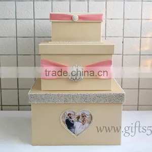 Rustic Wedding Card Box With Photo Frame for Best Widding Gifts thumbnail-1