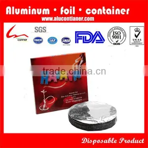 100 Pack Factory Price Top Grade Disposable Round Hookah Shisha Foil thumbnail-1