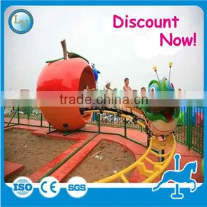 Amusement Electrical Train Set Worm Roller Coaster for Kids thumbnail-4