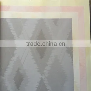 Hot Washable Deep Embossed Rhombus Vinyl Wallpaper for Home Decoration thumbnail-4