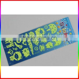 Car Yellow Fluorescence Paper Sticker for Kids thumbnail-2