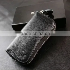 Boshiho Key Organizer Leather Key Case Zip thumbnail-3