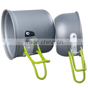 Picnic Camping Hiking Backpacking Pot Pan Cookware Outdoor Cooking Set thumbnail-3