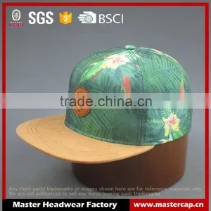 Custom Heat Transfer Parttern in 5-panel Snapback Cap thumbnail-1