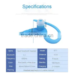 Newest Sports Wireless Sweat-proof Bluetooth Earbud With Microphone 4.0V, Portable Sport thumbnail-2