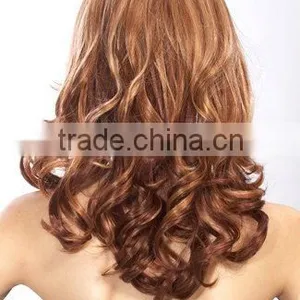 Deep Red Color Curly Full Lace Synthetic Hair Styles Wigs thumbnail-4