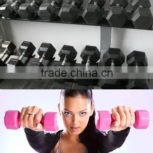 DUM-601 High Quality Rubber Dumbbell thumbnail-1