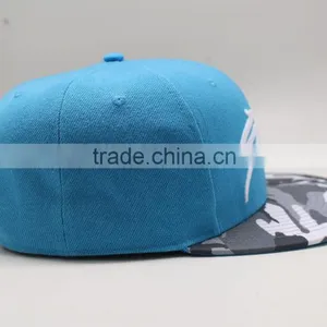 Acrylic Material and Snapback Cap Sports Cap Type 6 Panel Cap Flat Brim thumbnail-6