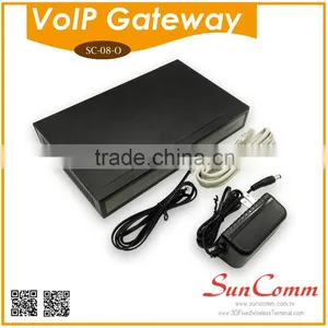 SC-08-O 8 Port FXO/ FXS Voip Gateway RJ-11 With Primary and Secondary SIP Account thumbnail-1