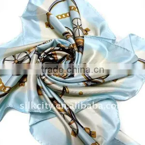 2011 Winter Newest Colorful Twill Square Silk Scarf thumbnail-1