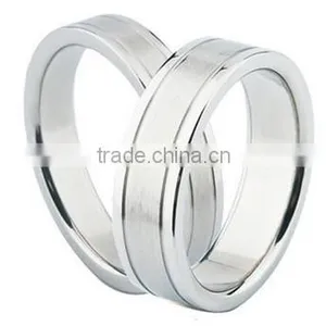 2016 High Polished Classic Plain 316L Stainless Steel Ring for Lover thumbnail-5