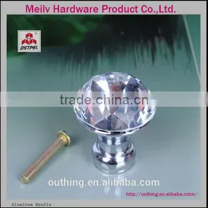 Beautiful Design Crystal Chrome Furniture Handle thumbnail-3
