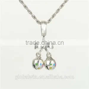 Floating Bracelet Charms European Charm Bracelet Necklace 100% Real 925 Sterling Silver S217 Aaa Cubic Zirconia thumbnail-1