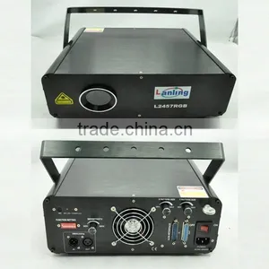 2.5W RGB Animation ILDA Disco Laser DMX Stage Lighting LOGO Projector thumbnail-6