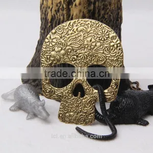 YIWU Jewelry Factory Chain Halloween Skull Head Necklace Fashion Party Dress 2015 New Design Made in China thumbnail-1