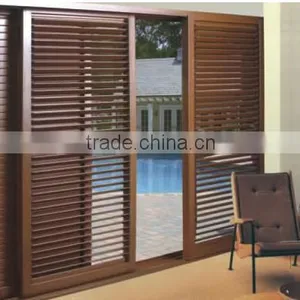 Aluminum Extrusion Profile for Sliding Sun Louver/shutter Doors and Windows thumbnail-4
