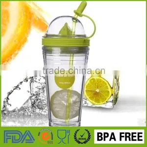 Plastic Drinking Sports Reusable Water Bottle With Strap for Kids thumbnail-5
