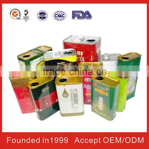 250ML/500ML/750ML Olive Oil Tin Can/Box Wholesaler thumbnail-6