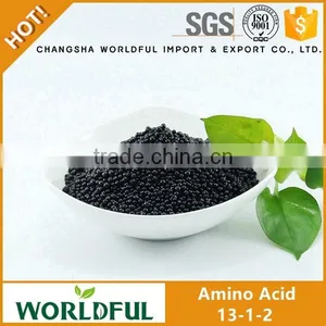 NPK Type Humic Acid Organic Fertilizer Granules, Compound Fertilizer 13-1-2 thumbnail-1