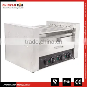 Commercial 9 Rollers Professional Hot Dog Roller and Sausage Bun Warmer thumbnail-3