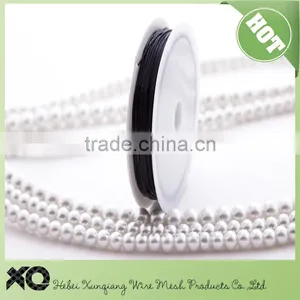 0.8mm Black Color Crystal Stretch Cord thumbnail-1