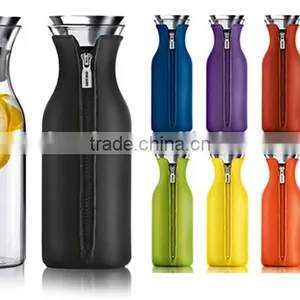 Glass Water Pitcher Decanter With Glass Cup Set thumbnail-6