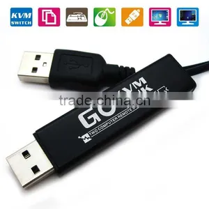 USB2.0 Two Computers Desktop Screen Switch File Transfer Keyboard Mouse Srapbook thumbnail-1