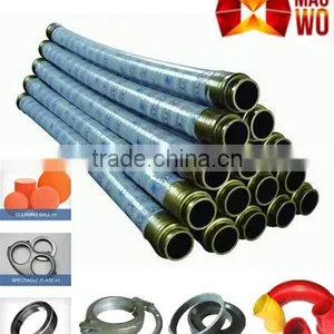 PM Concrete Pump Delivery Rubber Hose for Concrete Pump Flange Connection Flexible Hose thumbnail-1