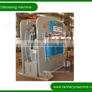 Leather Tanning Machine Chinese Plate Hydraulic Leather Embossing Machine thumbnail-1