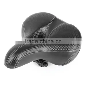 Slip-resistant Bicycle Saddle MTB Bicycle Parts Comfortable Soft Leather Cushion Mat Round Seat Design thumbnail-2