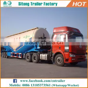Customized Tanker Trailer Capacity Dry Silo Bulk Cement Bulker Tank Trailer For Sale thumbnail-4