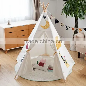 Wholesale Cotton Canvas Kids Children Indoor Play for Peugeot Partner Tepee Tent thumbnail-1
