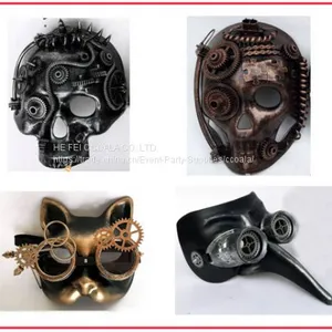 Steampunk Mask 4 Styles Assorted thumbnail-1